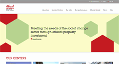 Desktop Screenshot of ethicalproperty.eu